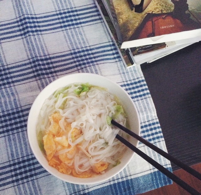 小葱麻油酱油面