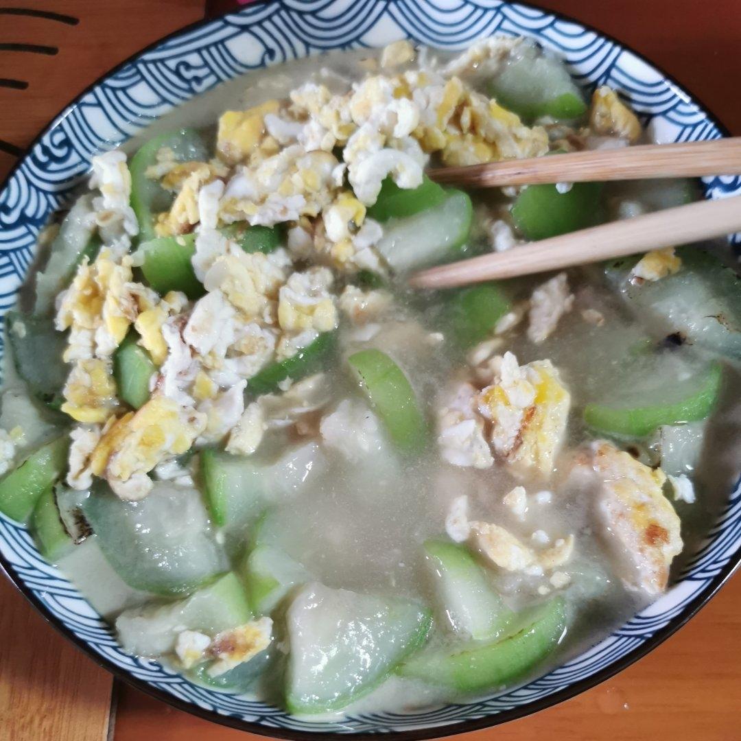 丝瓜炒鸡蛋