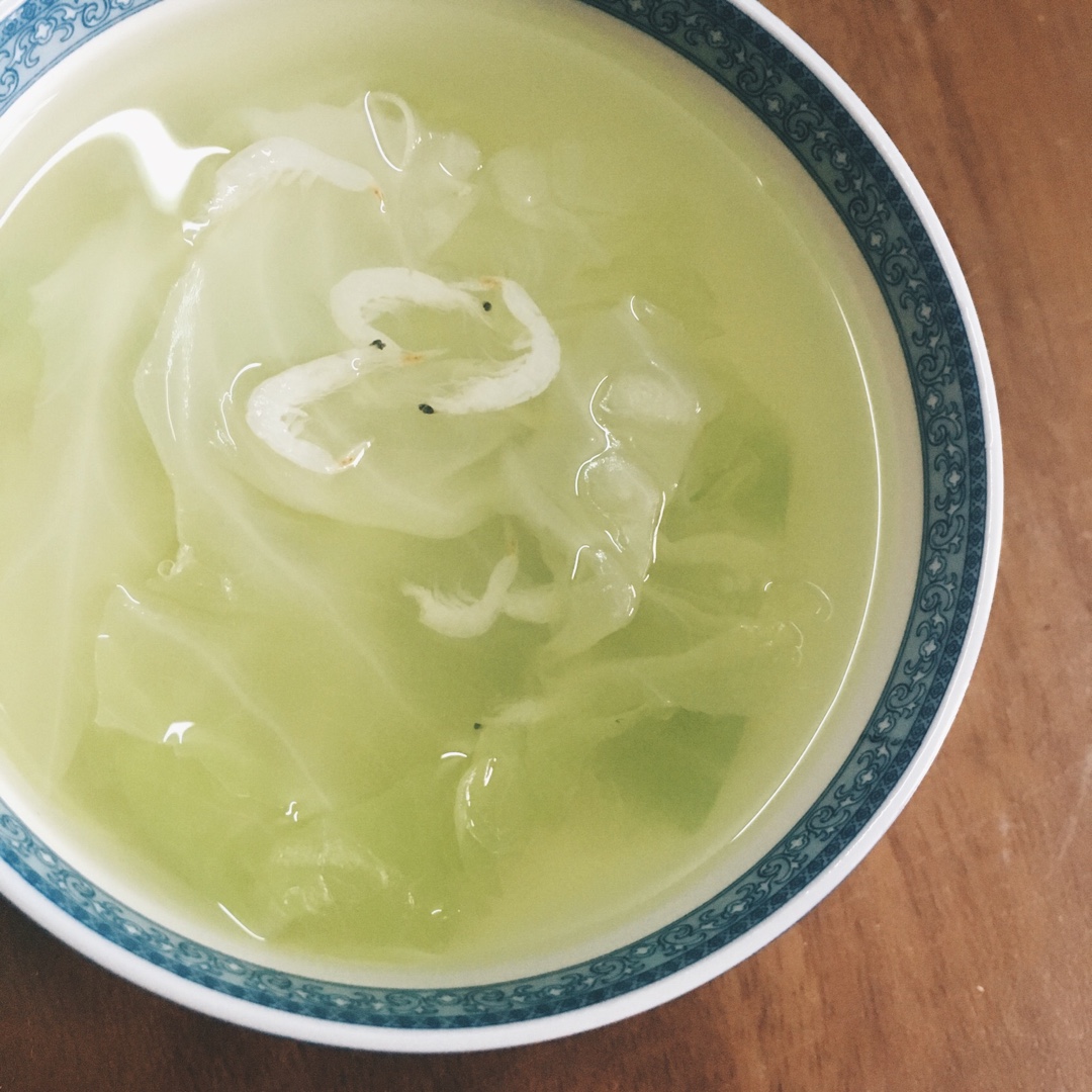 孙米米_做的白菜虾皮汤
