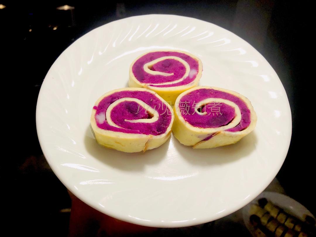 紫薯鸡蛋卷