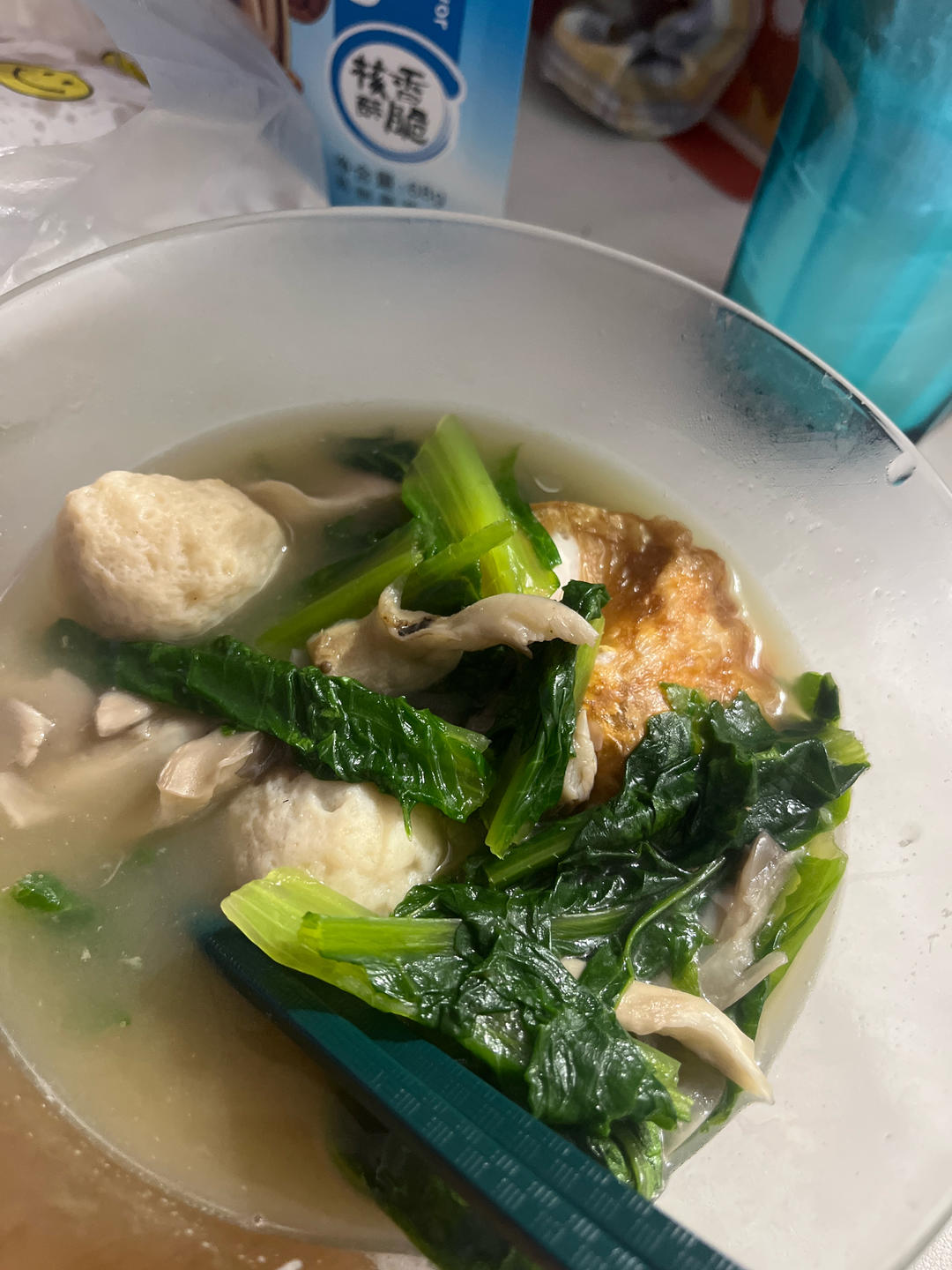 快手汤｜青菜鸡蛋汤