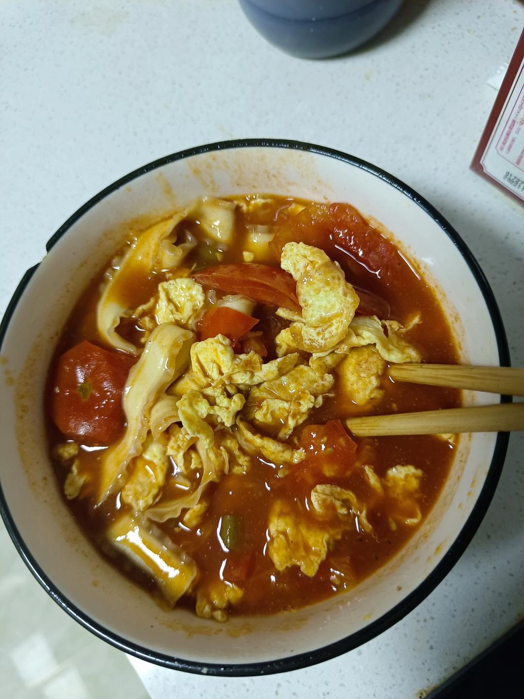 汤都要喝光的西红柿鸡蛋面