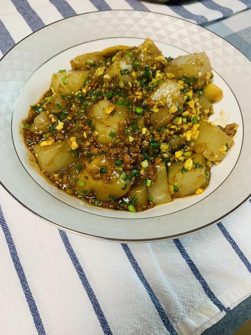 豆苗凉粉（玉米淀粉版）