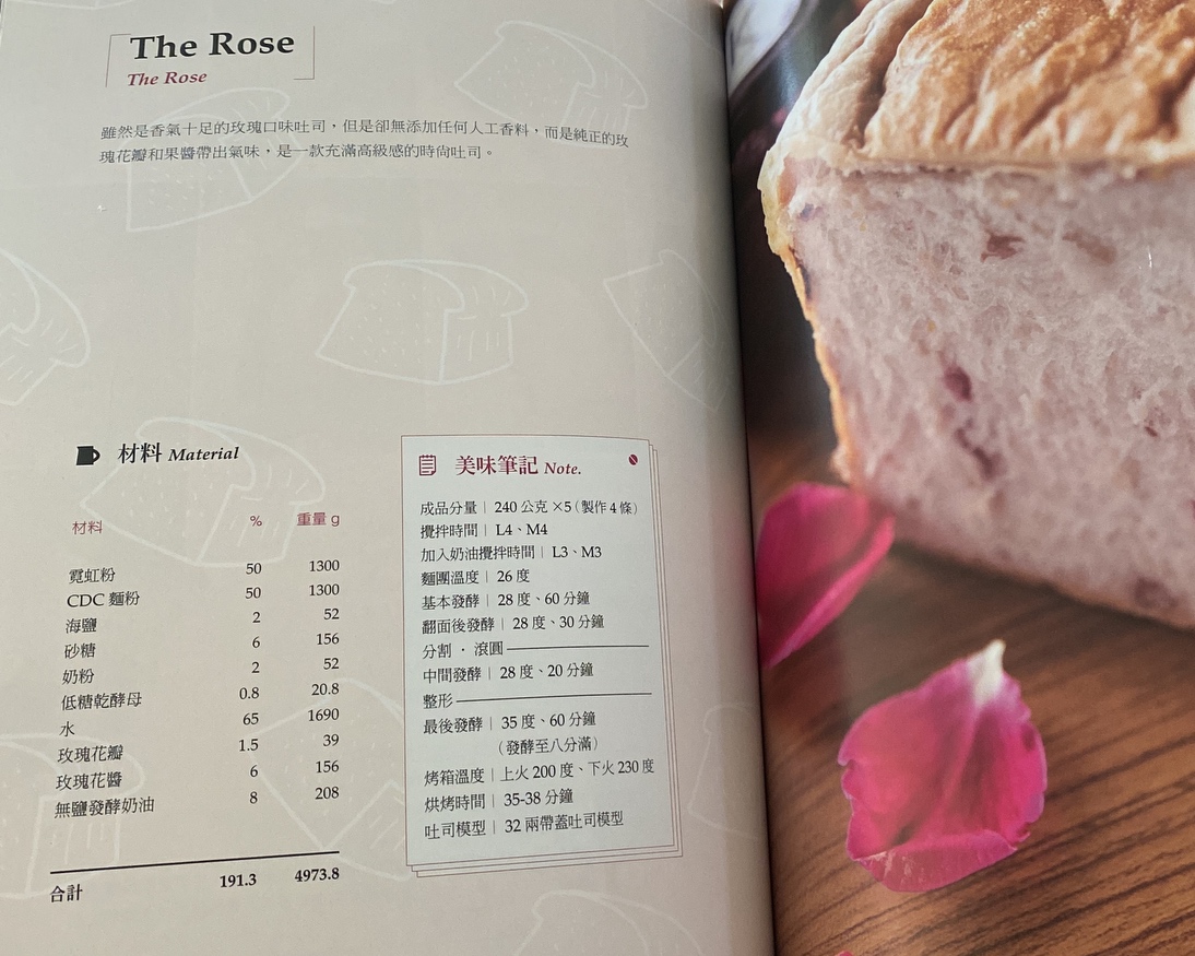 吴克己the rose玫瑰吐司🌹店售的职人手感吐司🍞的做法 步骤1