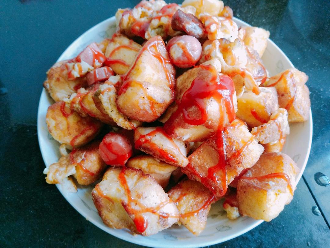 元气早餐【孜然炒馒头】