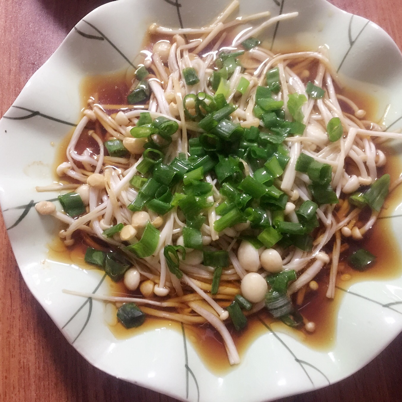 油泼金针菇