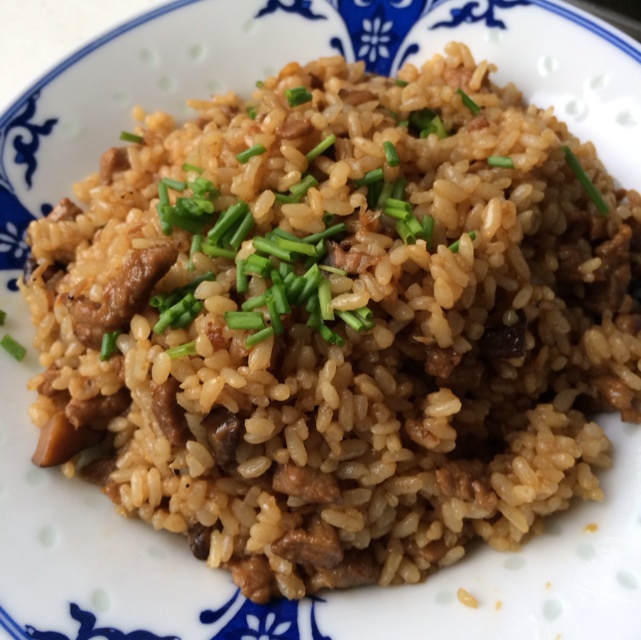 香菇肉丁油饭