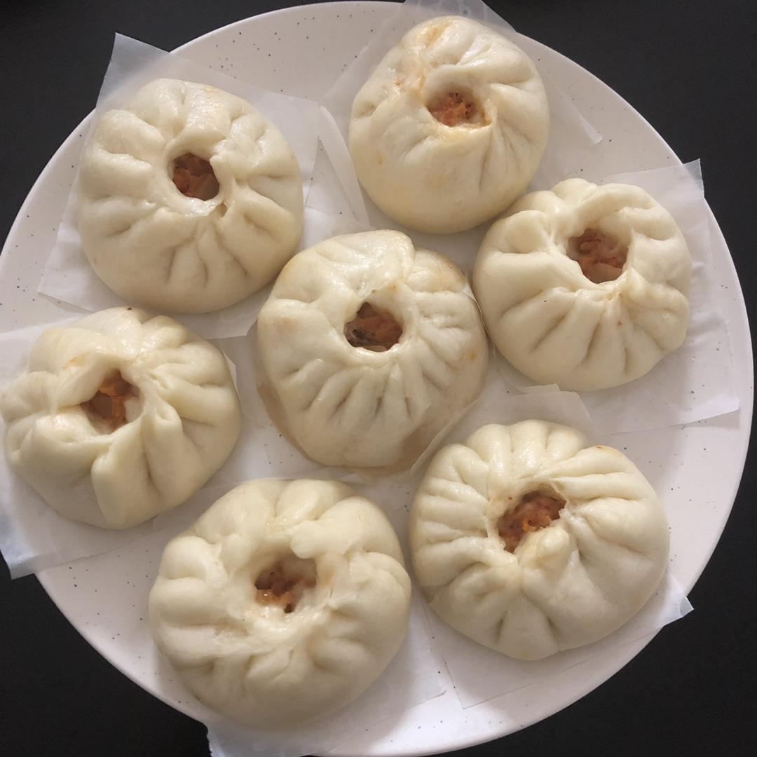 家常蒸包子（新手必学 超详 各式花卷馒头适用）