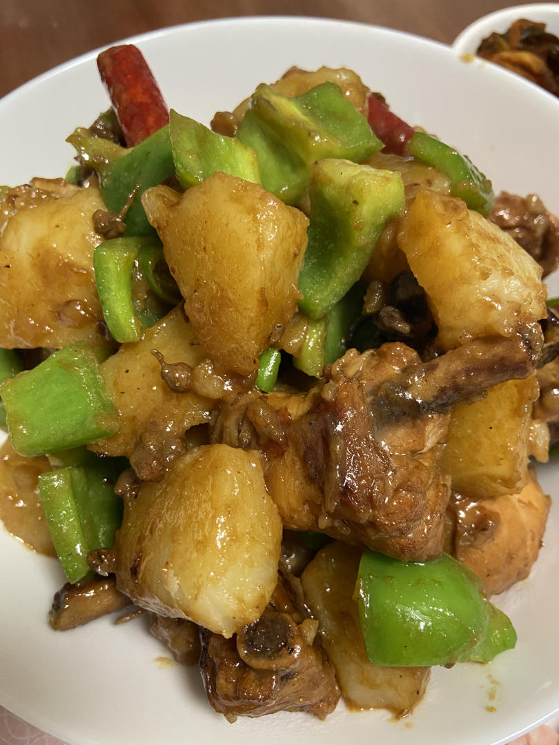 东北家常菜 红烧鸡腿炖土豆