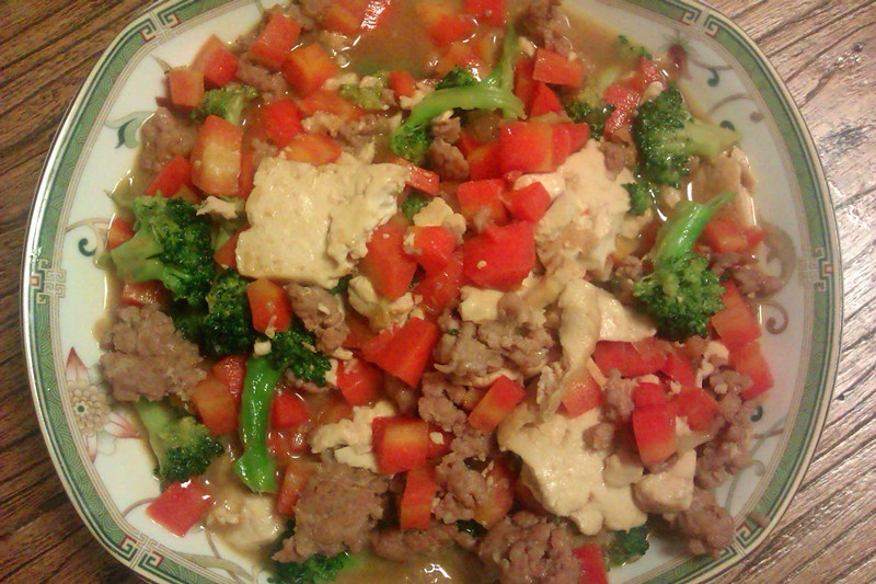 肉末豆腐