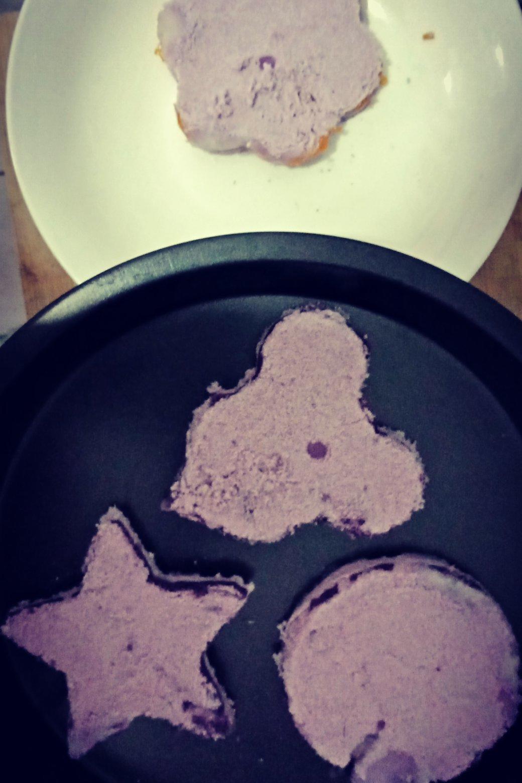 紫薯松糕 宝宝辅食食谱