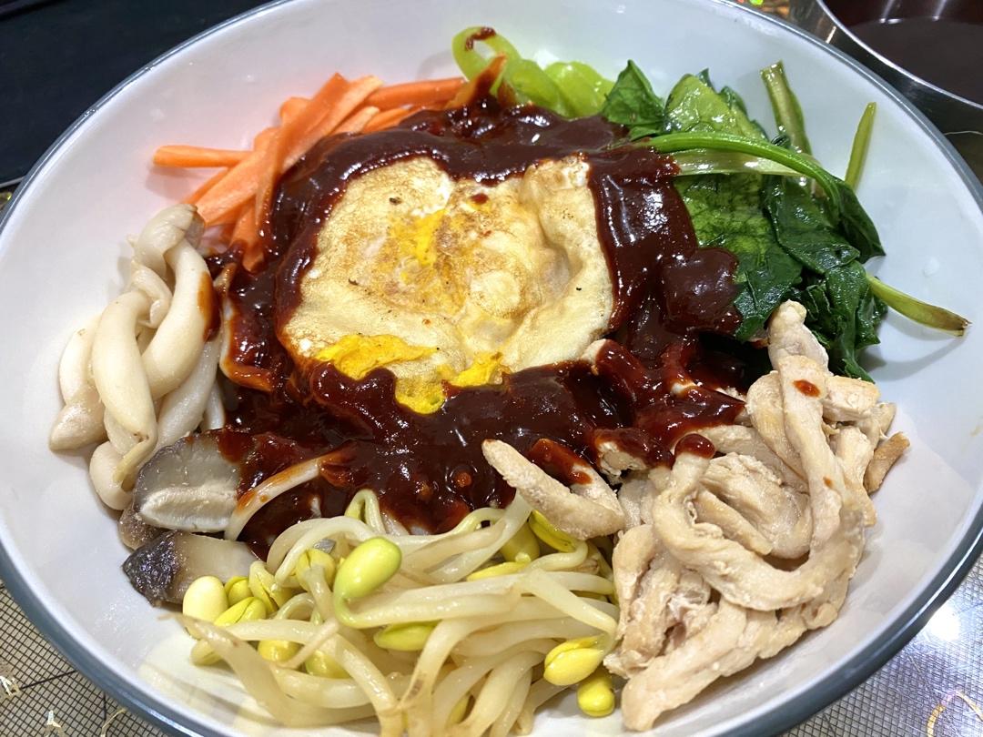 家庭版 简易 石锅/铁锅 韩式拌饭