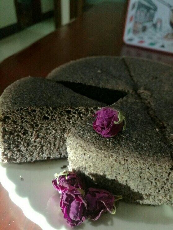 黑米蒸糕