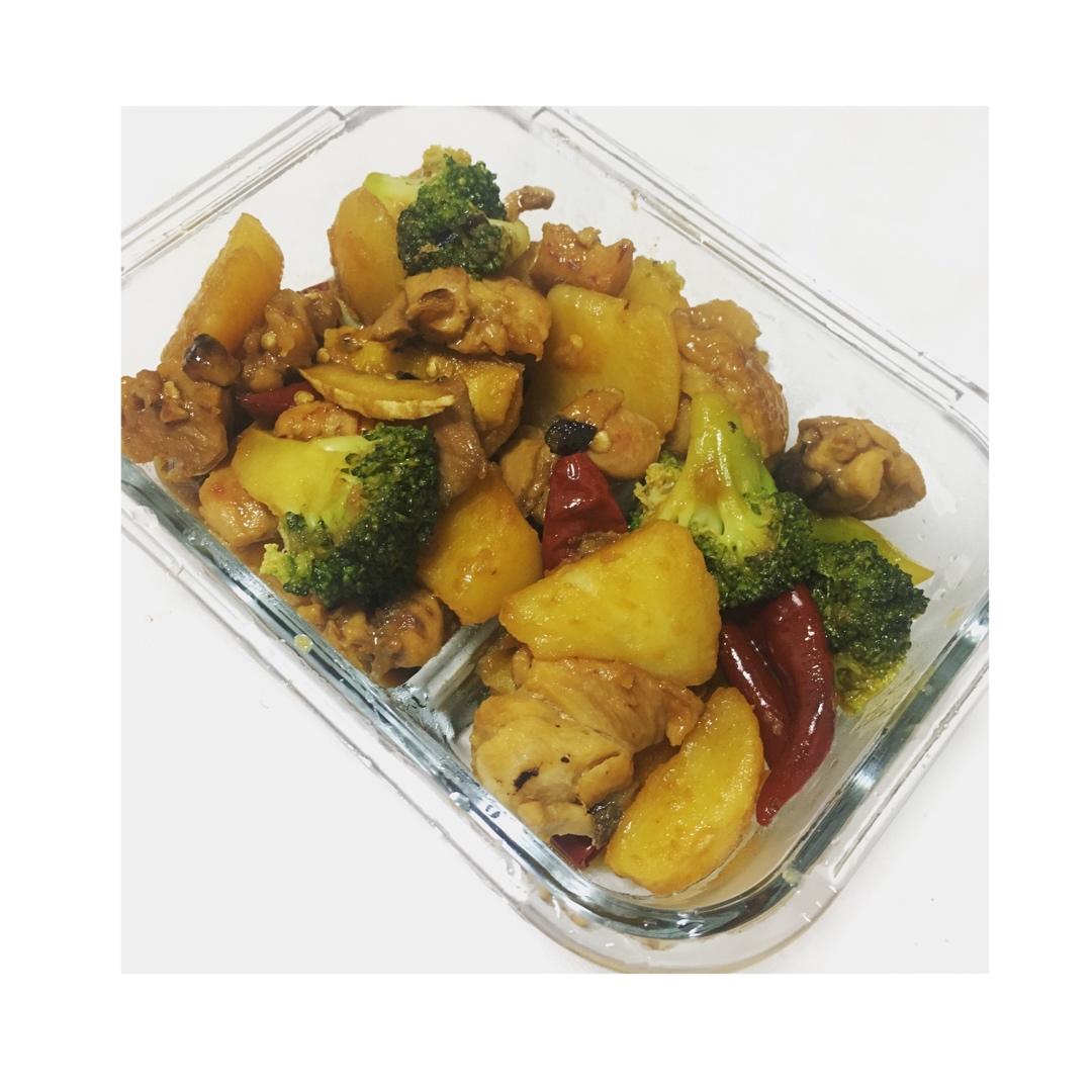土豆焖鸡腿