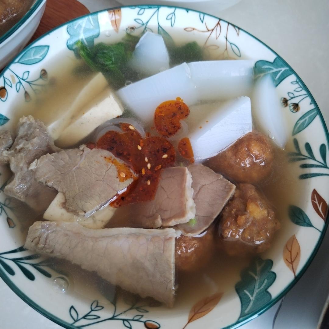 豆腐炸肉丸子