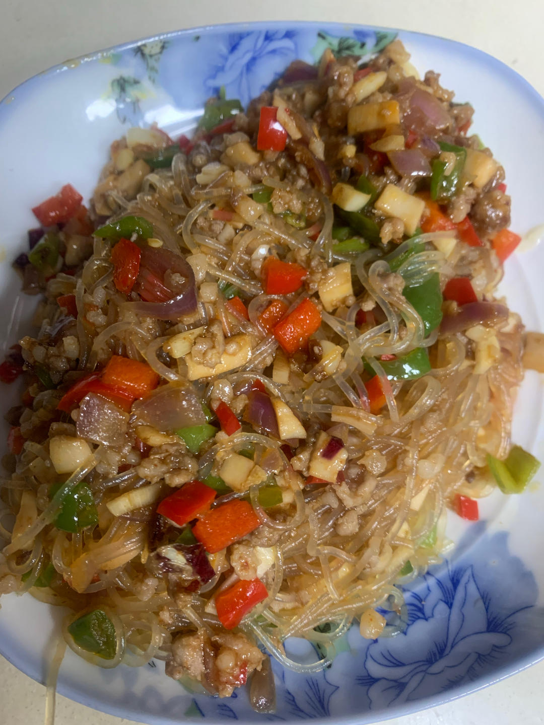 肉末炒粉丝