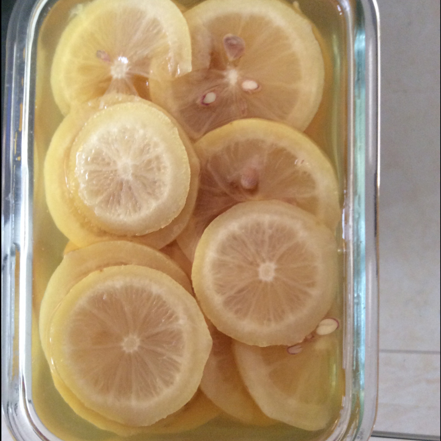 蜂蜜腌柠檬