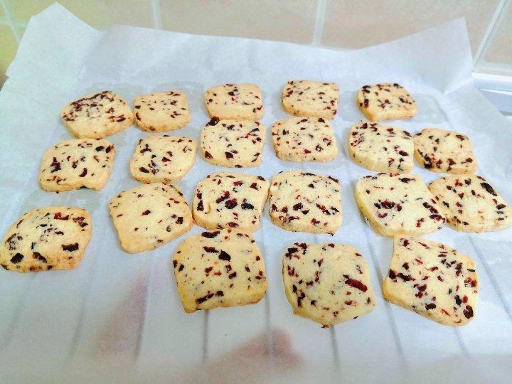 低糖少油版蔓越莓饼干