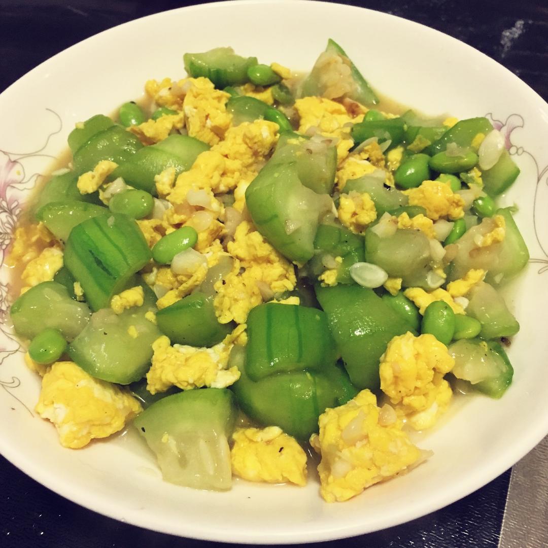 丝瓜炒鸡蛋