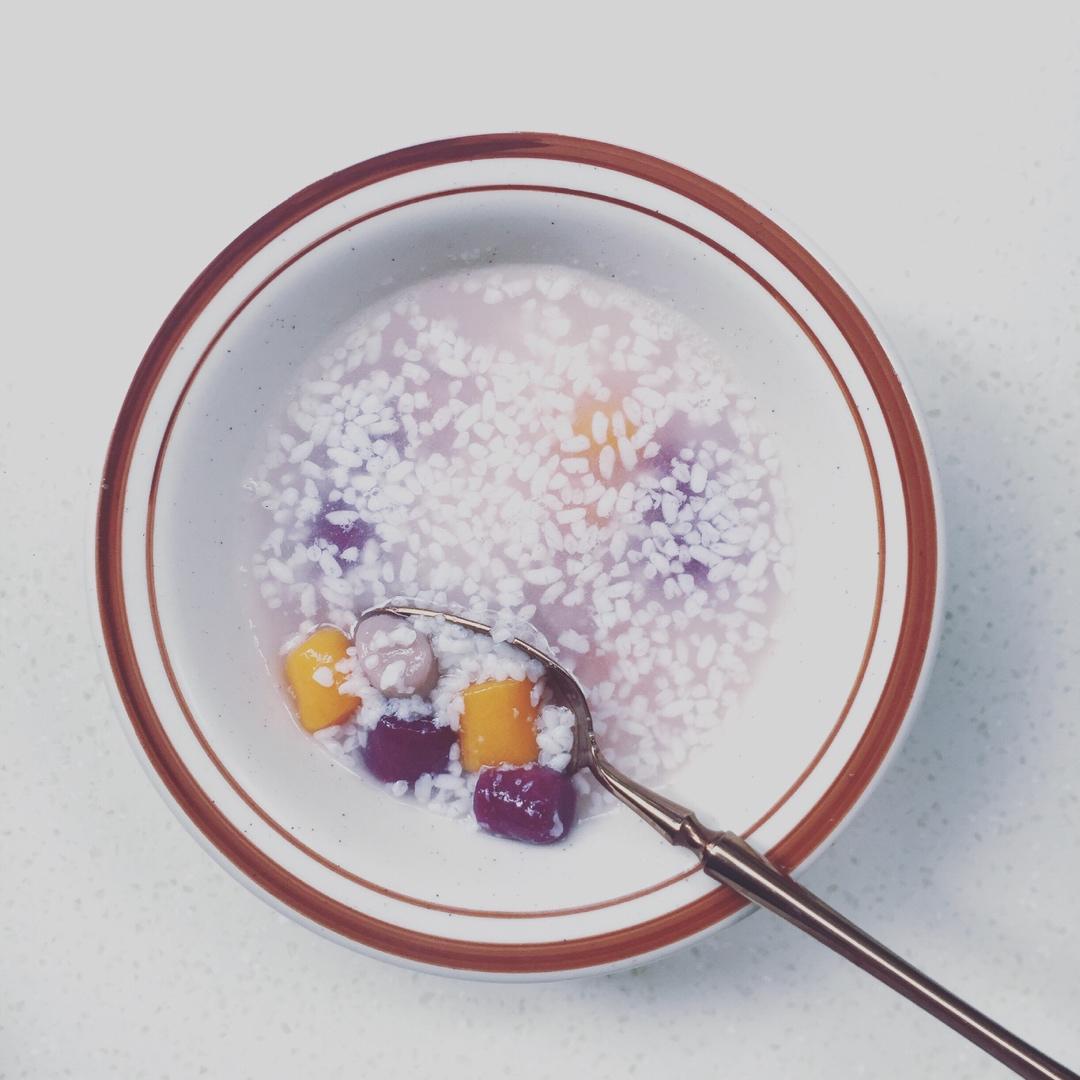 自制三色芋圆1⃣️（附上窍门详细比例）
