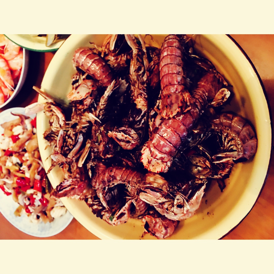 香脆椒盐爬爬虾