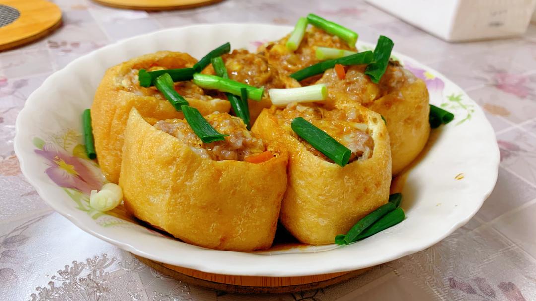 油豆腐塞肉的做法