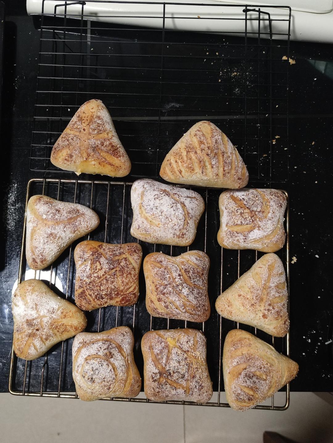 芝士新奥尔良鸡肉软欧包