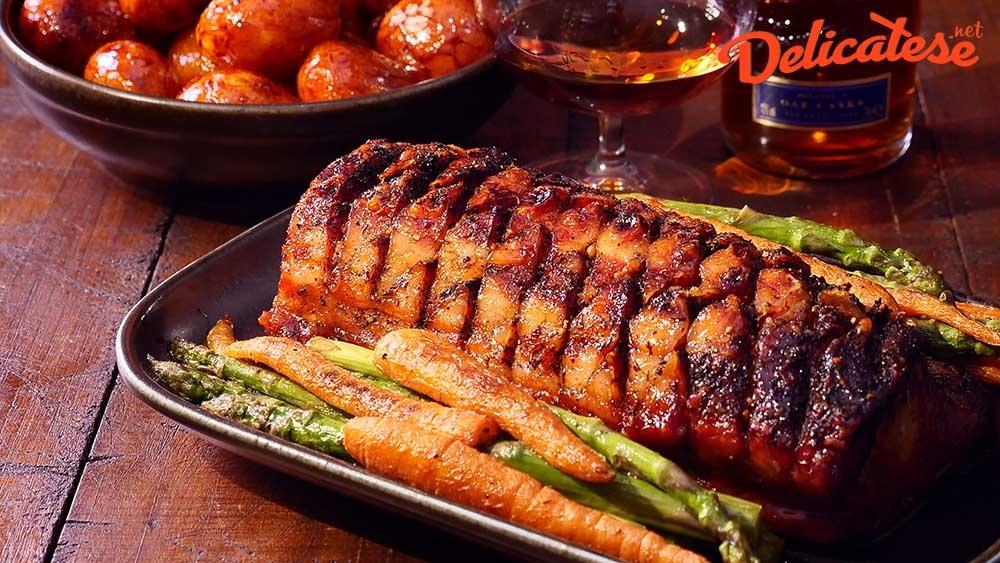 宴客大菜——百里香蜜汁烤肉