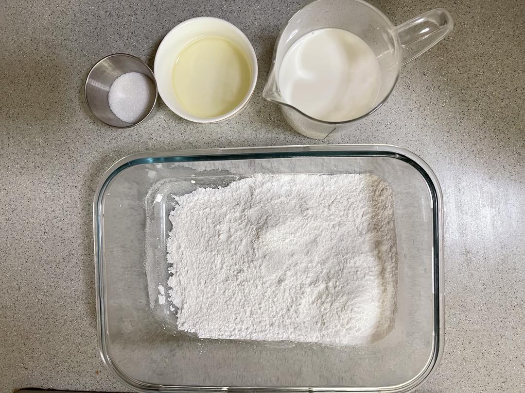 纯奶手撕吐司的做法 步骤1