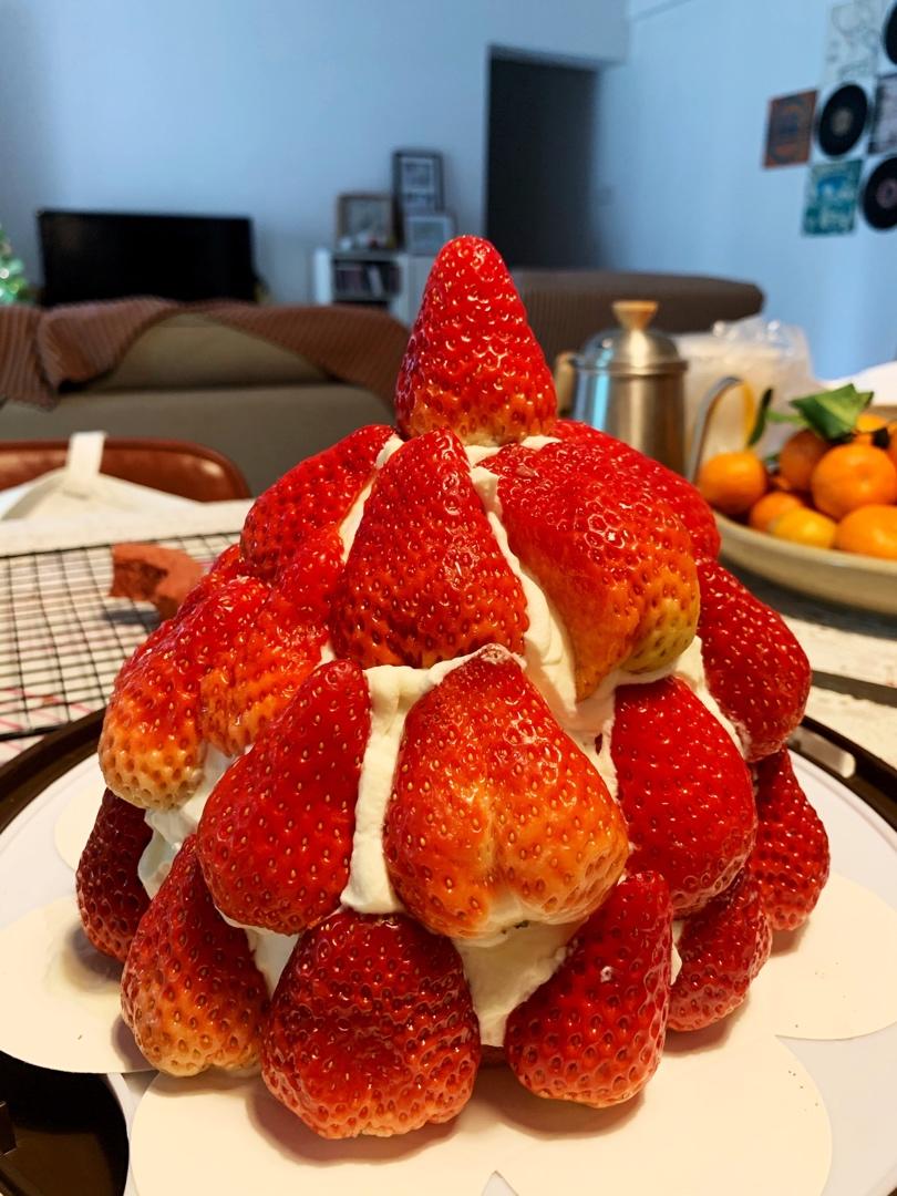 圣诞草莓塔蛋糕🍓