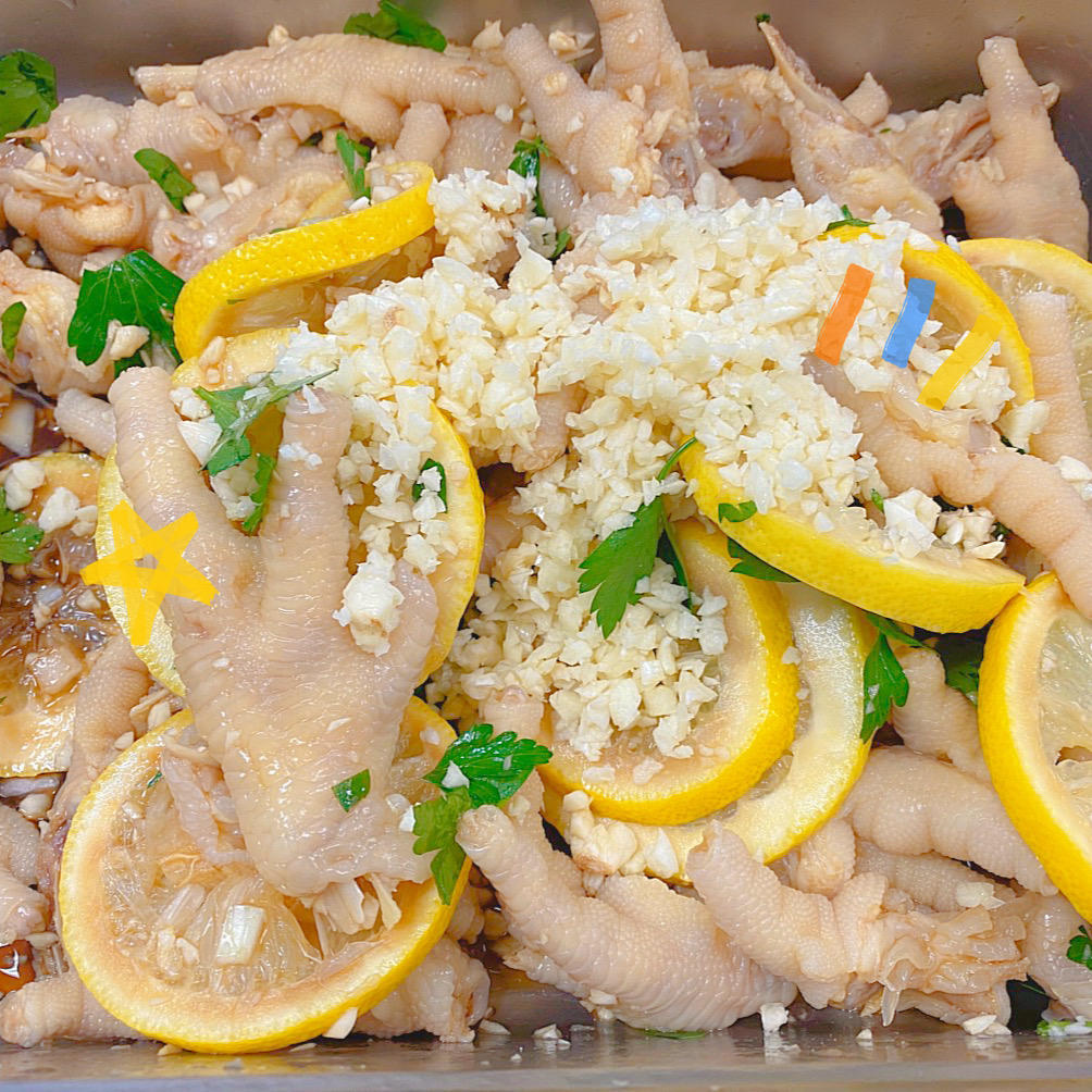 🍋柠檬百香果🌶️酸辣网红鸡爪