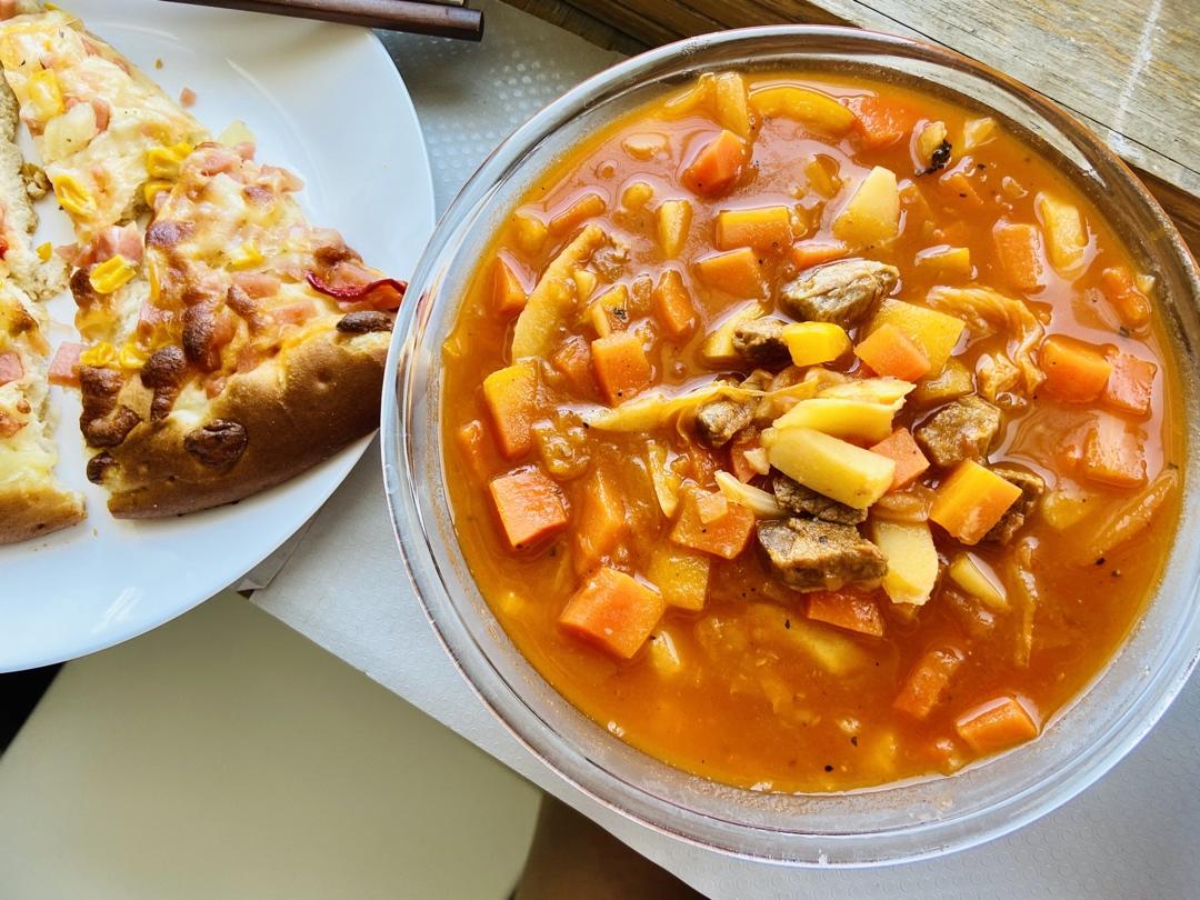 跟俄罗斯室友学的罗宋汤