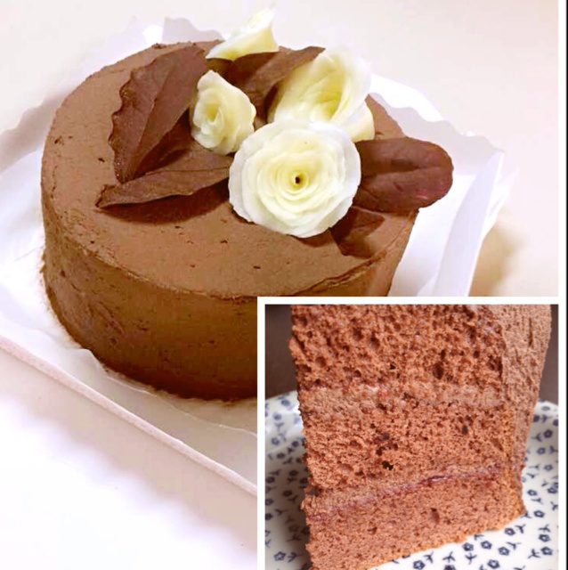 甘纳许巧克力蛋糕卷