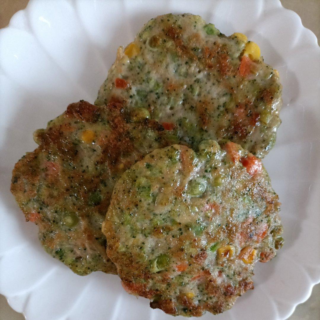 吴老师的鸡肉蔬菜饼