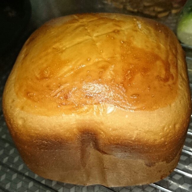 超级好吃的原味面包（面包机版）