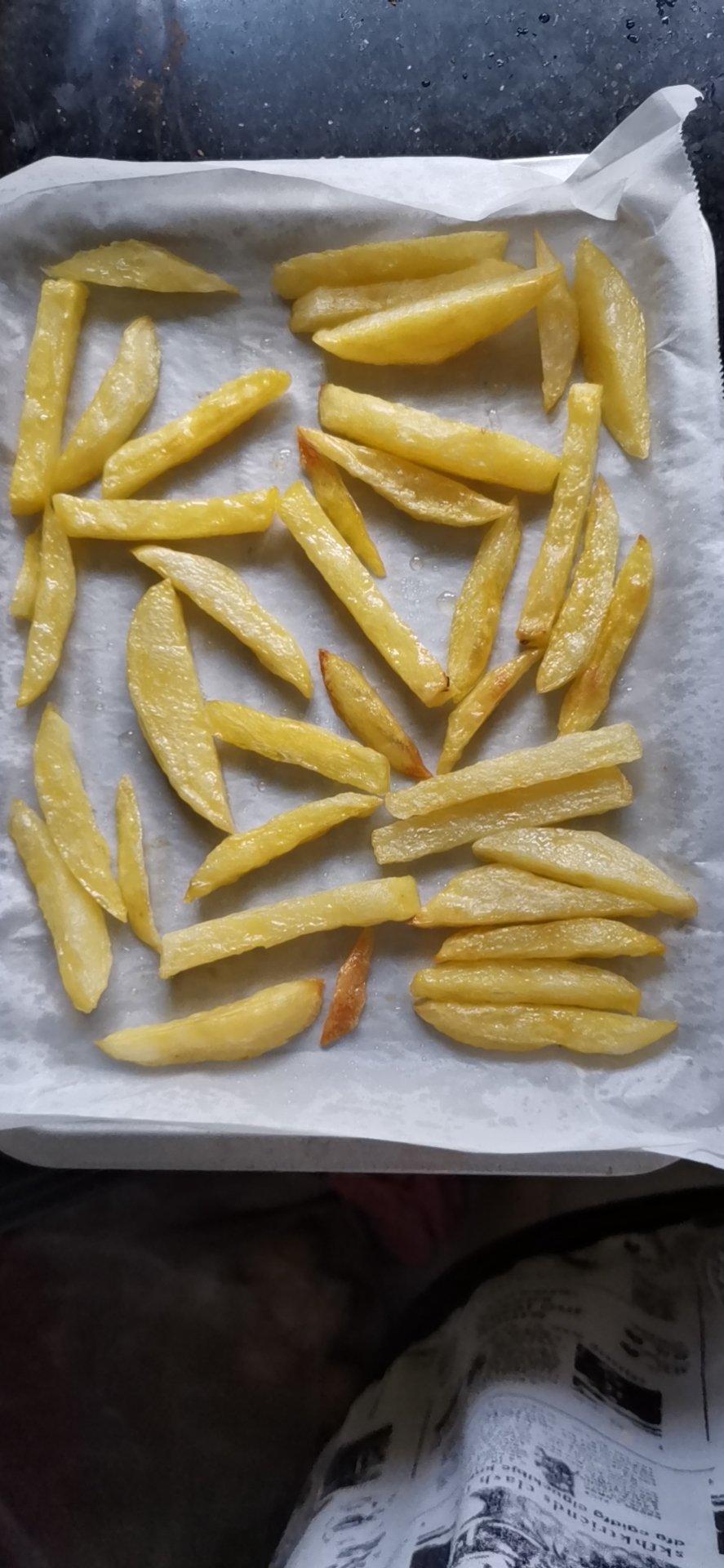 自制薯条 健康非油炸 烤箱版