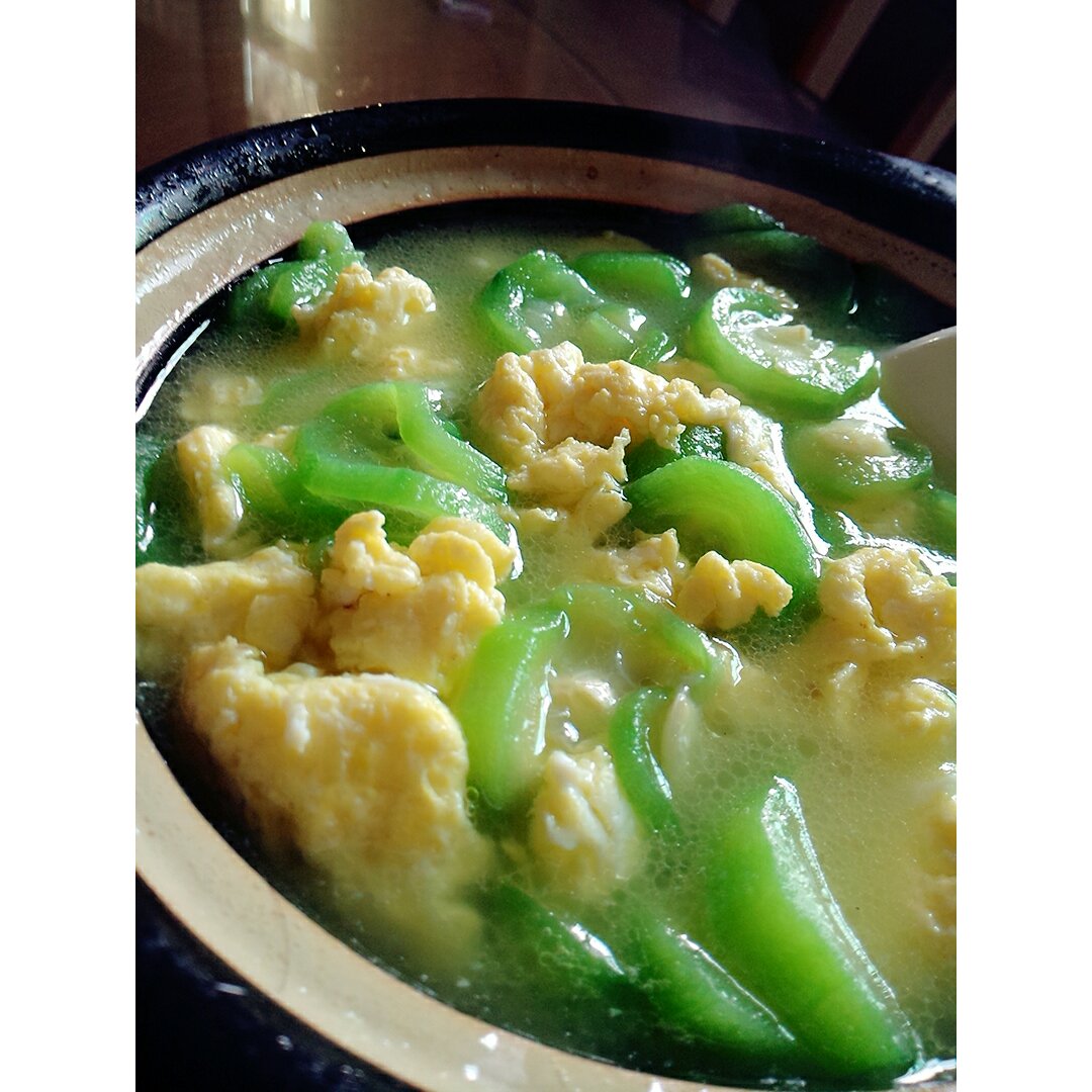 丝瓜炒蛋