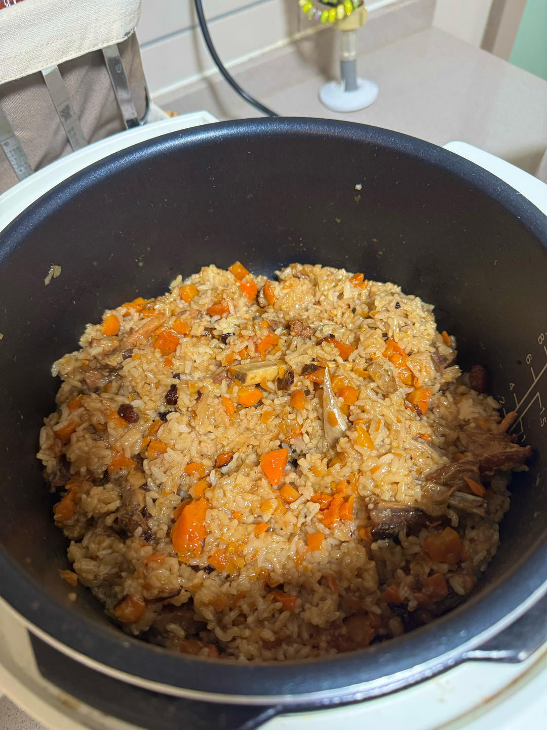 新疆人的家常手抓饭（电饭锅版适合娃吃）