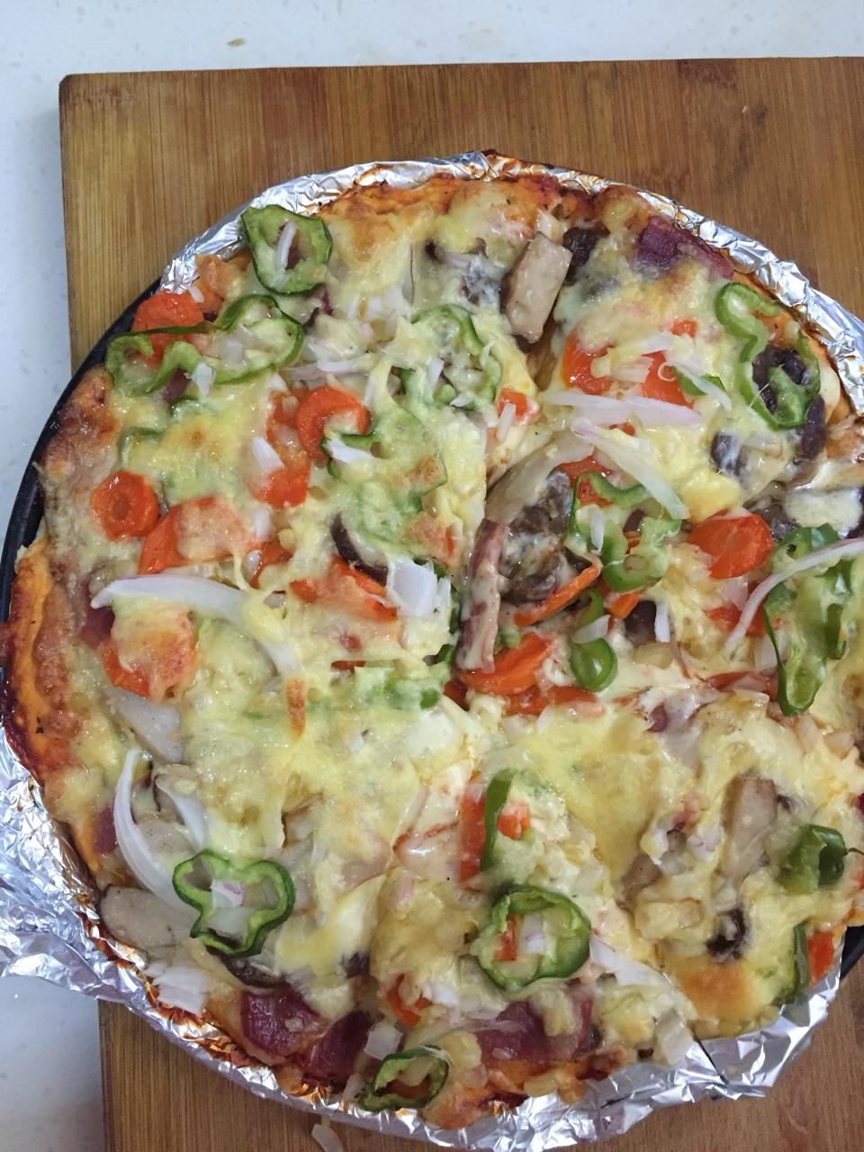 8寸纯手工什锦披萨