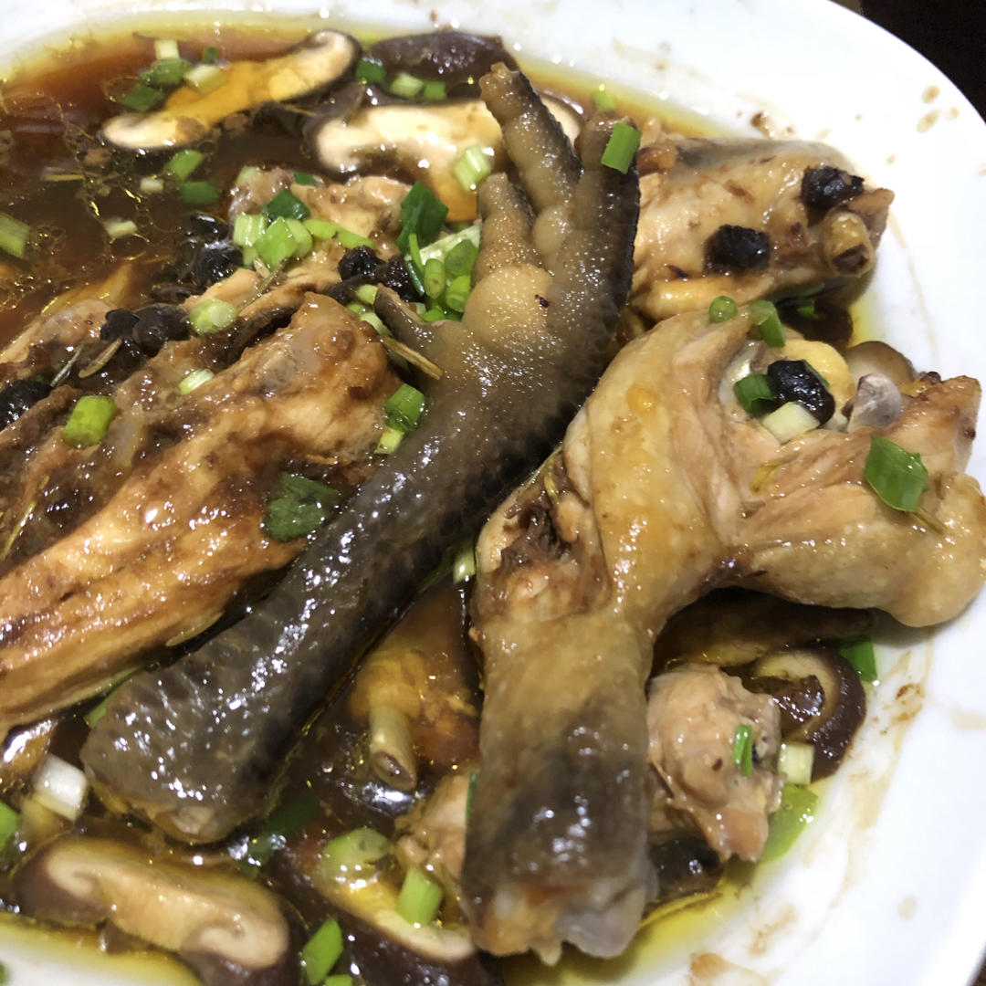香菇蒸滑鸡