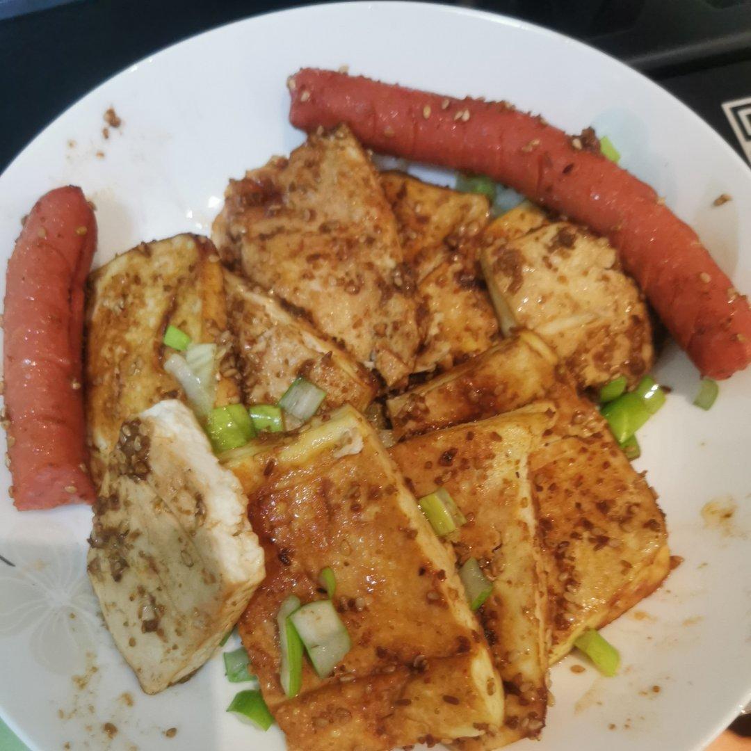 香辣孜然烤豆腐（烤箱版）