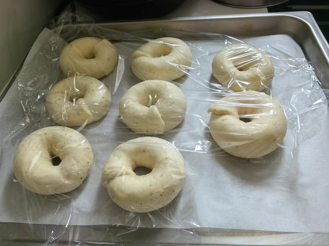 黑椒火腿芝士贝果（好吃😋简单易做/步骤详细）