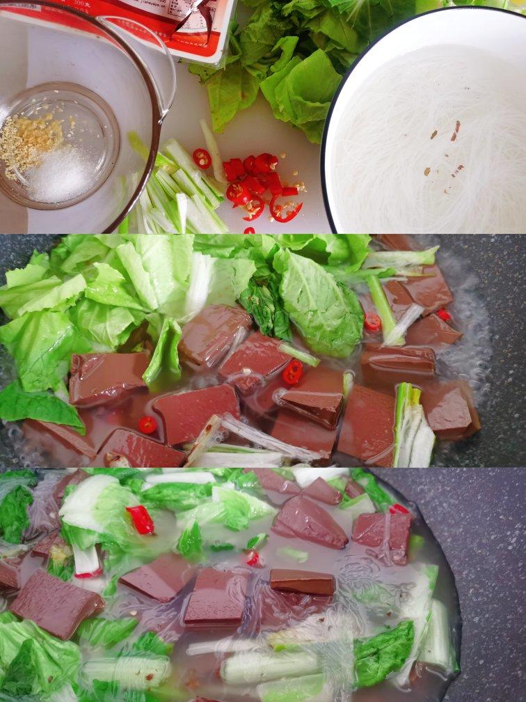 鸭血粉丝汤（无浓汤宝）