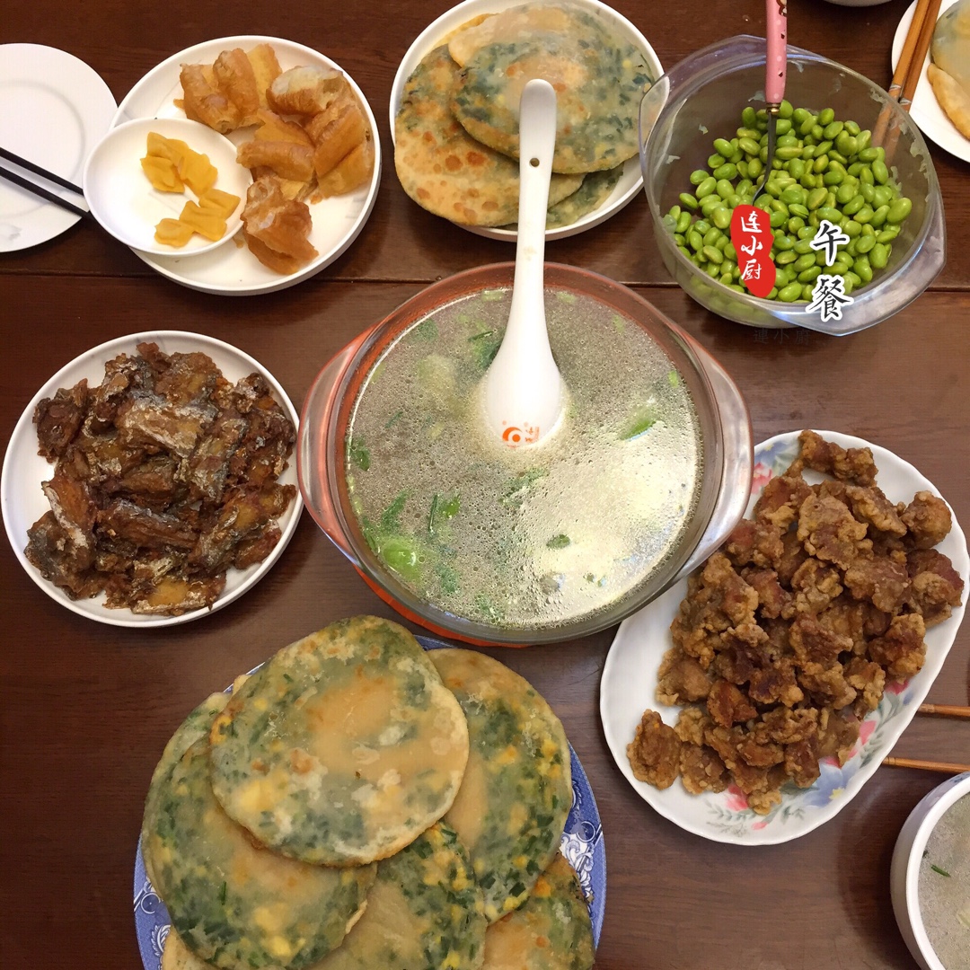 葱油饼(又Q又薄秘诀)