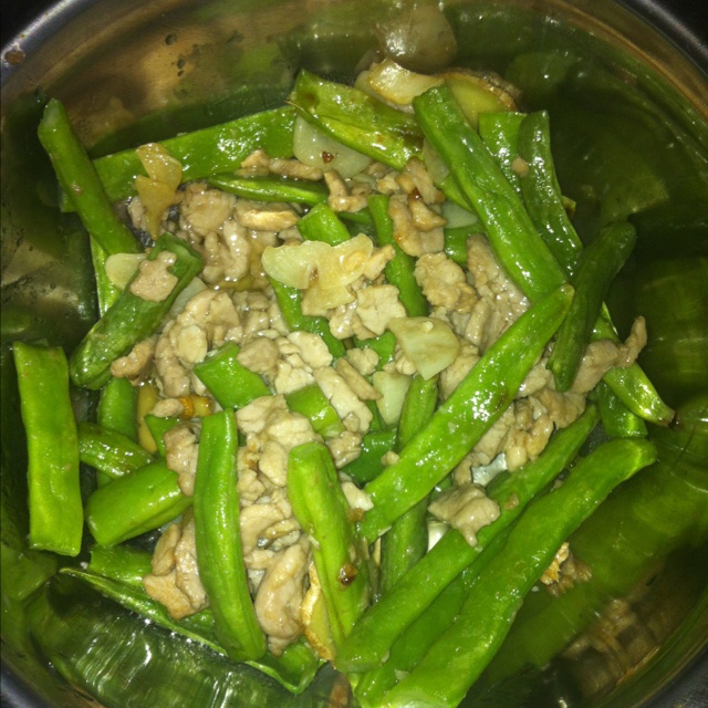 四季豆炒肉