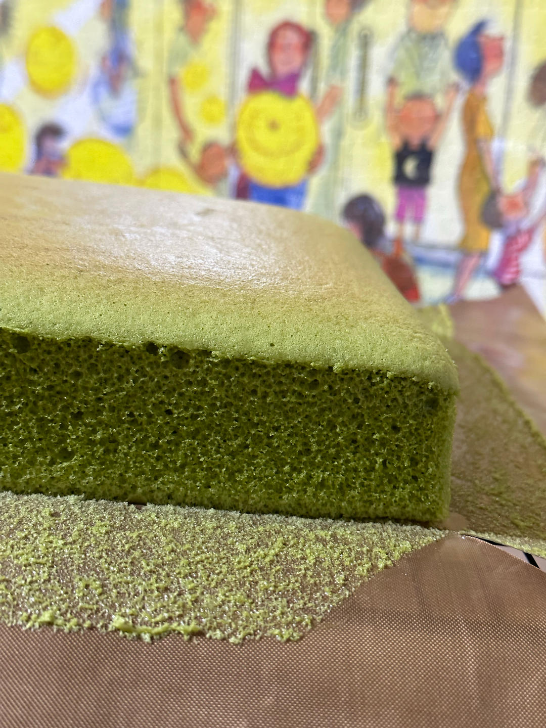 开心果酱古早蛋糕