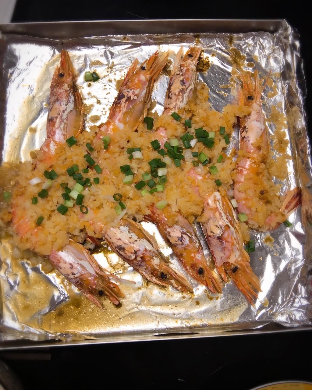 蒜蓉烤大虾