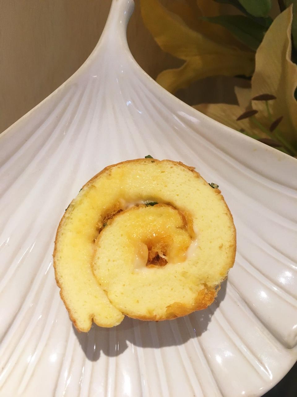 香葱肉松蛋糕卷