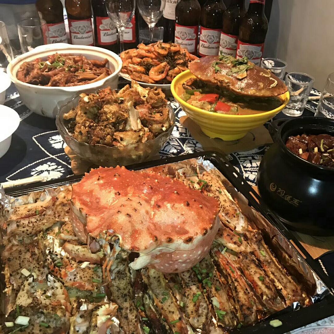 烤帝王蟹