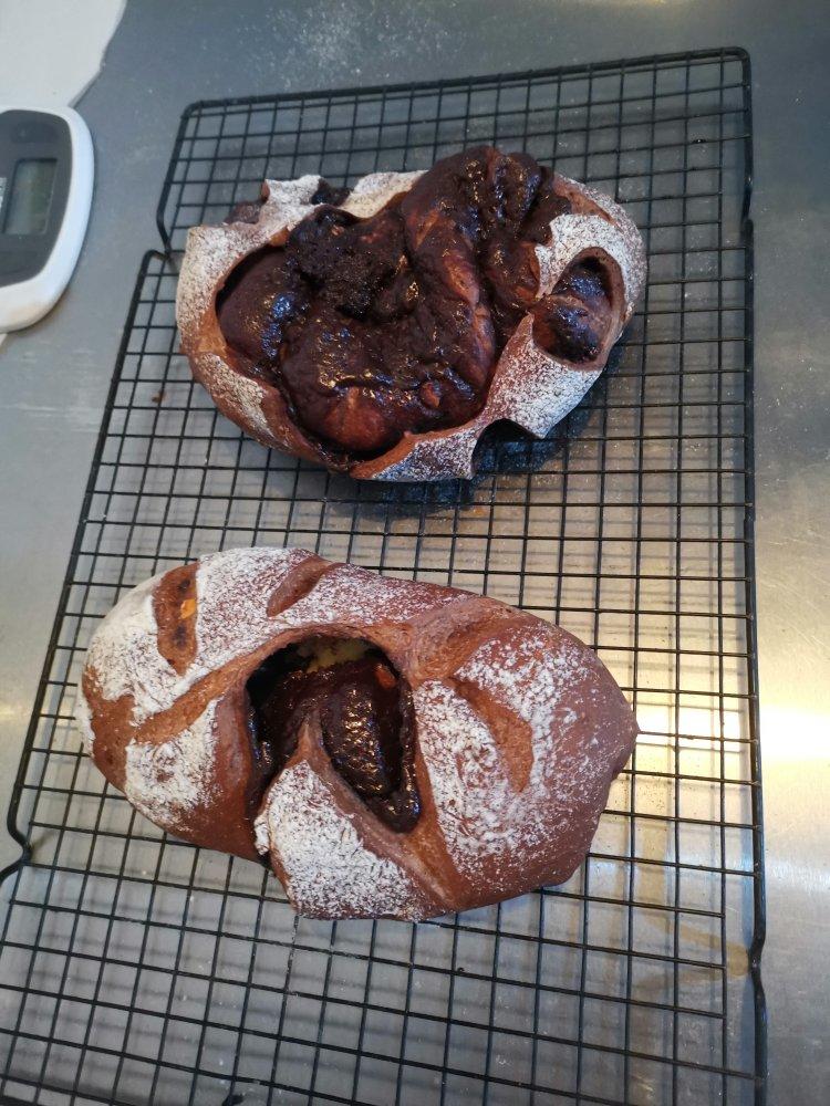 巧克力流心乳酪软欧